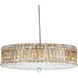 Plaza 15 Light Stainless Steel Pendant Ceiling Light