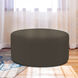 Universal Sterling Charcoal Round Ottoman Replacement Slipcover, Ottoman Not Included