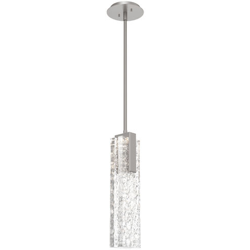 Glacier LED 3.5 inch Beige Silver Pendant Ceiling Light in Metallic Beige Silver, 2700K LED