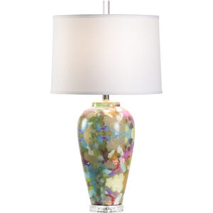 Laura Park Designs 31 inch 100 watt Multi Color Decal Table Lamp Portable Light
