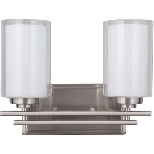 Chryssa 2 Light 13 inch Brushed Nickel Wall Sconce Wall Light