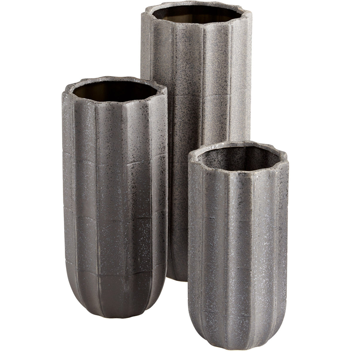 Brutalist 14 inch Vase, Medium