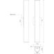 Longitude LED 24 inch Brushed Gold Bath Vanity Light Wall Light