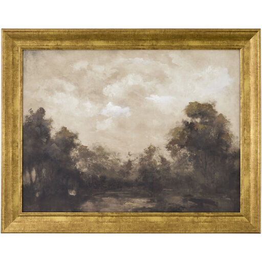 Floresta Antiqued and 25 Hand Painted Framed Art