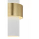 Julie Neill Chalmette LED 6 inch Plaster White and Gild Layered Pendant Ceiling Light