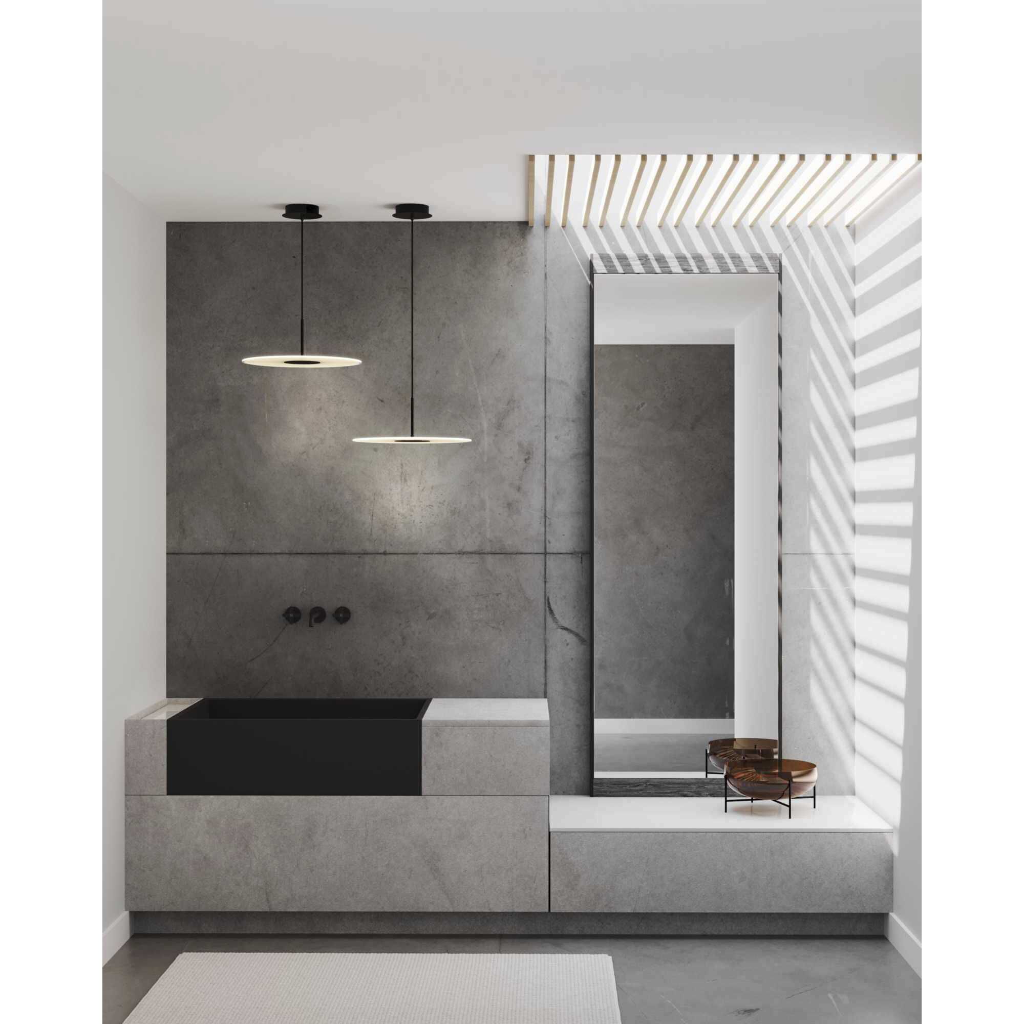 Spoke LED LED 18 inch Matte Black Pendant Ceiling Light, Progress LED