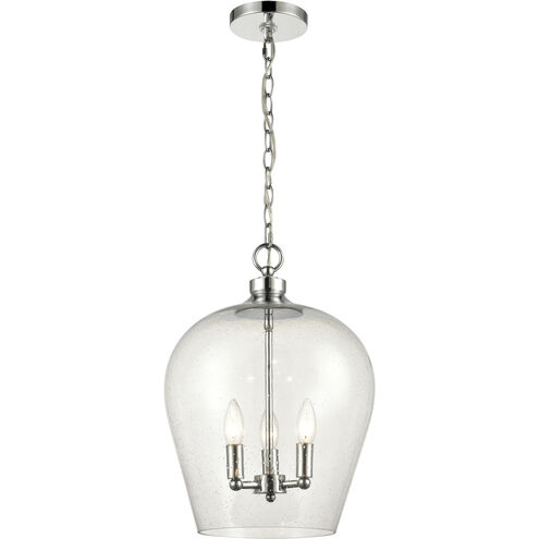 Darlene 3 Light 13 inch Polished Chrome Pendant Ceiling Light