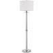 Montilla 60 inch 60 watt Brushed Steel Floor Lamp Portable Light