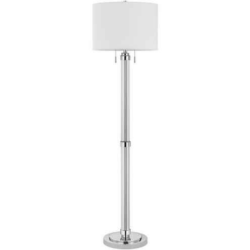 Montilla 60 inch 60 watt Brushed Steel Floor Lamp Portable Light