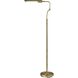 Zane 56.5 inch 10.00 watt Antique Brass Floor Lamp Portable Light, with Smart Switch