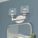Bernardino 2 Light 16 inch Brushed Nickel Vanity Wall Sconce Wall Light