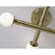 Lane LED 20 inch Light Antique Brass Flush Mount Ceiling Light