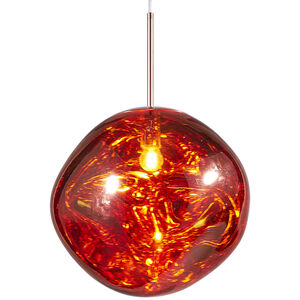 Galactic LED 19 inch Copper Pendant Ceiling Light