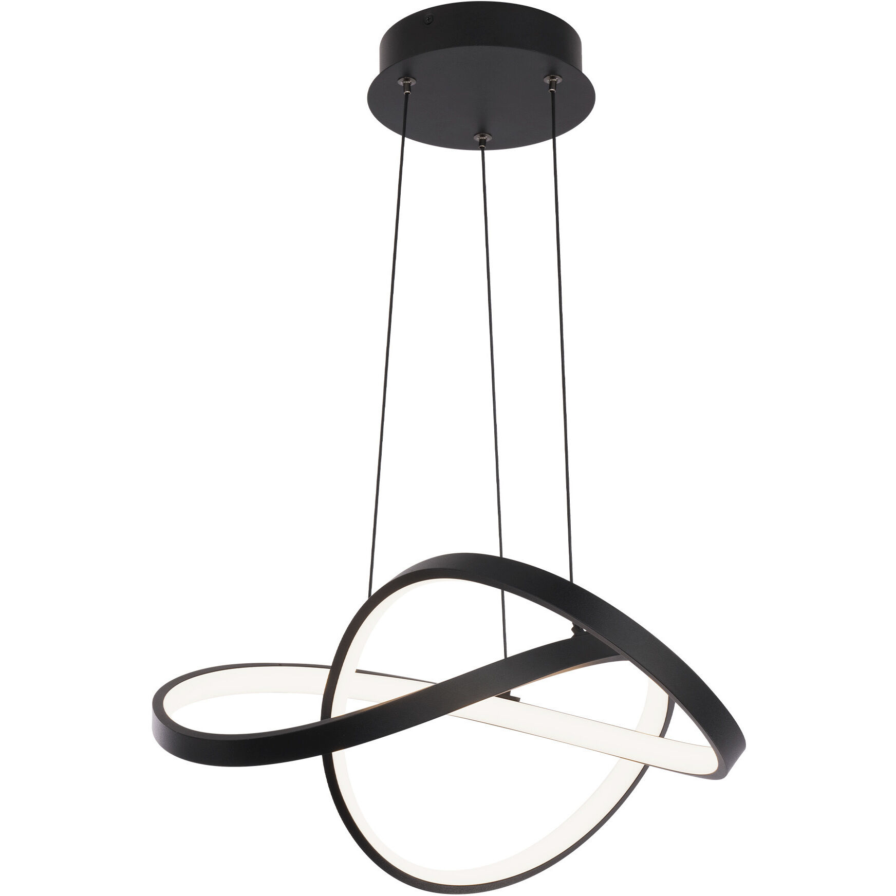 Vornado LED 18 inch Black Pendant Ceiling Light, dweLED