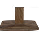 Travis 84 X 44 inch Dark Walnut Dining Table