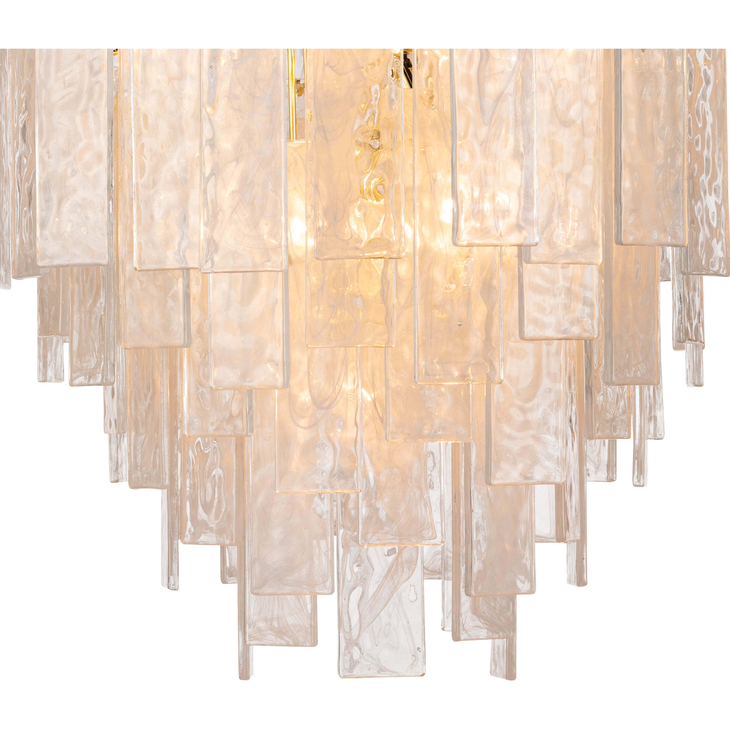 Glacier 8 Light 21 inch Clear Chandelier Ceiling Light, Small