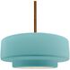 Radiance Collection - Tier Pendant Ceiling Light in Brushed Brass, Black Cord, Replaceable Bulb, Reflecting Pool, 14.5W x 5.25H, Form+Finish+Function