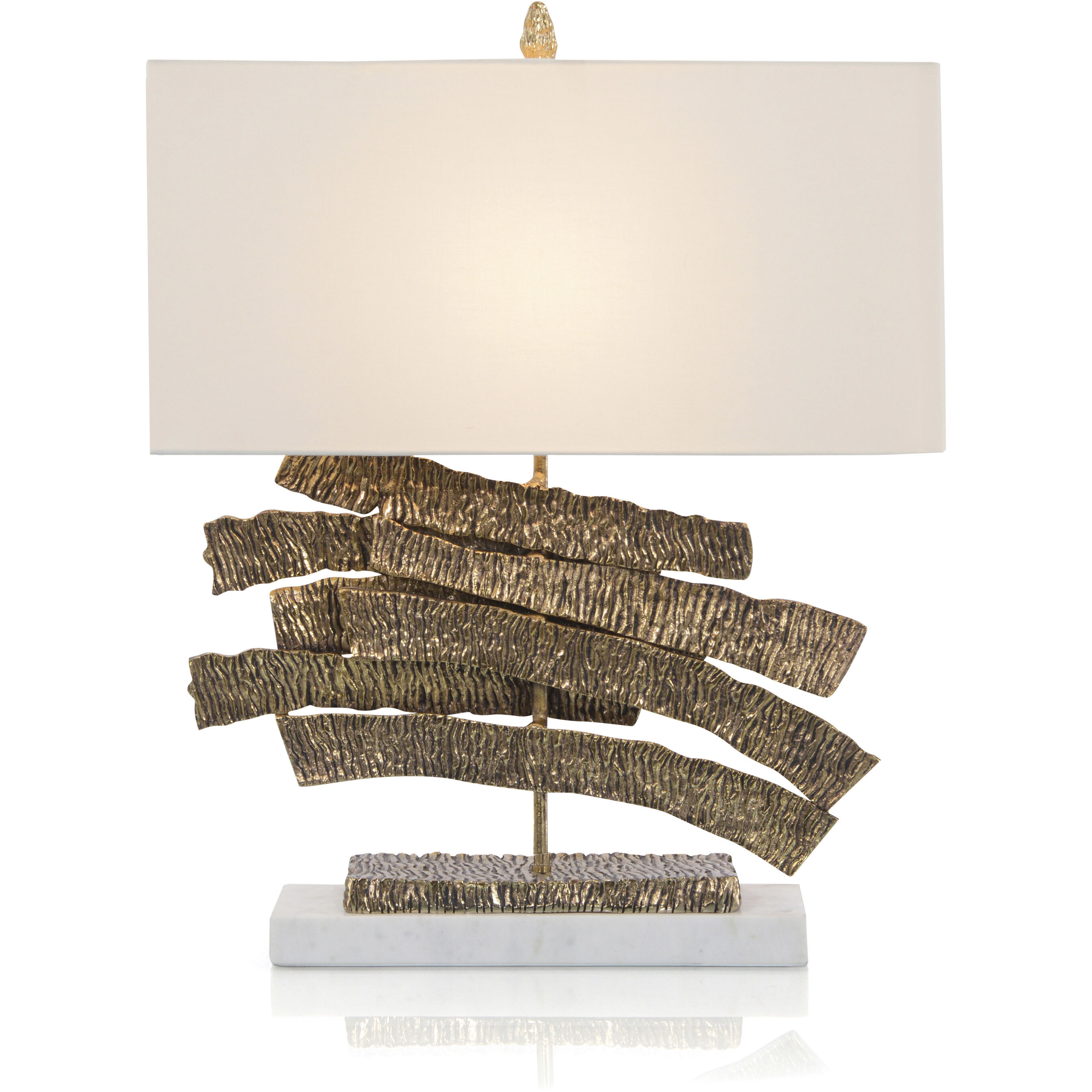 Leah 30 inch Brass Table Lamp Portable Light