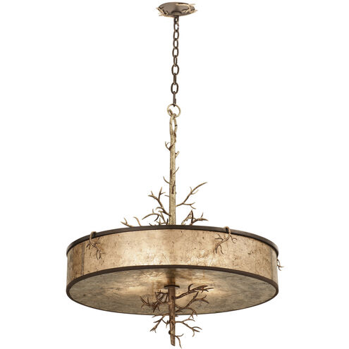 Oakham 5 Light 28 inch Bronze Gold Pendant Ceiling Light