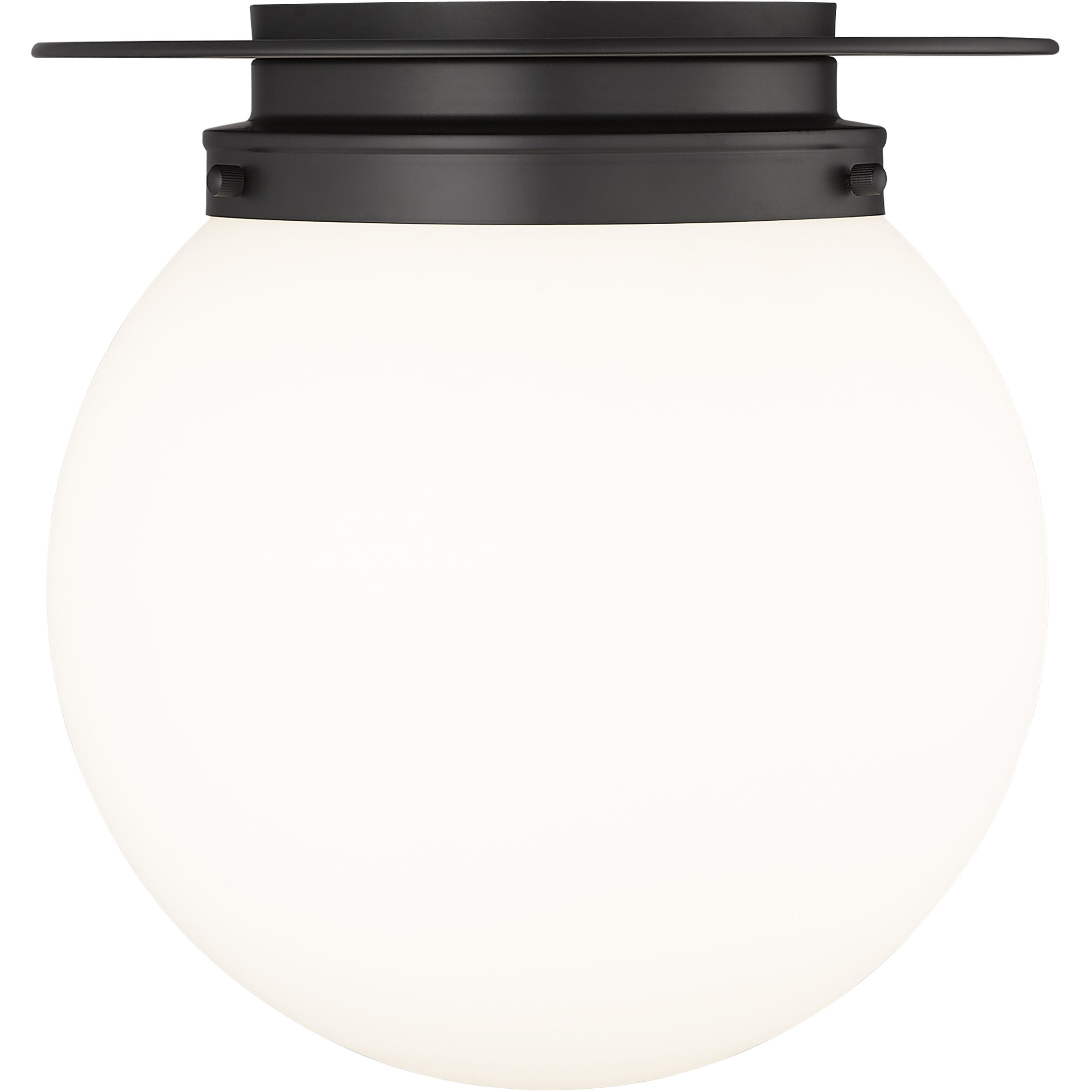 Calhoun 1 Light 13 inch Matte Black Flush Mount Ceiling Light