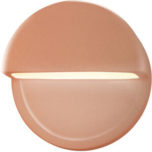 Ambiance LED 8 inch Gloss Blush Outdoor Wall Sconce in Incandescent