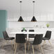 Allison 1 Light 14 inch Shiny Black Mini Pendant Ceiling Light