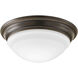 Beata LED 11 inch Antique Bronze Flush Mount Ceiling Light, Progress LED