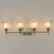 Julip 4 Light 31.75 inch Satin Nickel Bath Vanity Wall Light