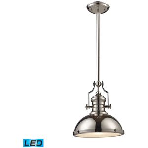Chadwick LED 13 inch Polished Nickel Pendant Ceiling Light
