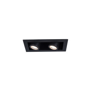 Silo Multiples LED Black Black Multiple Recessed Trim in 2700K, Black/Black