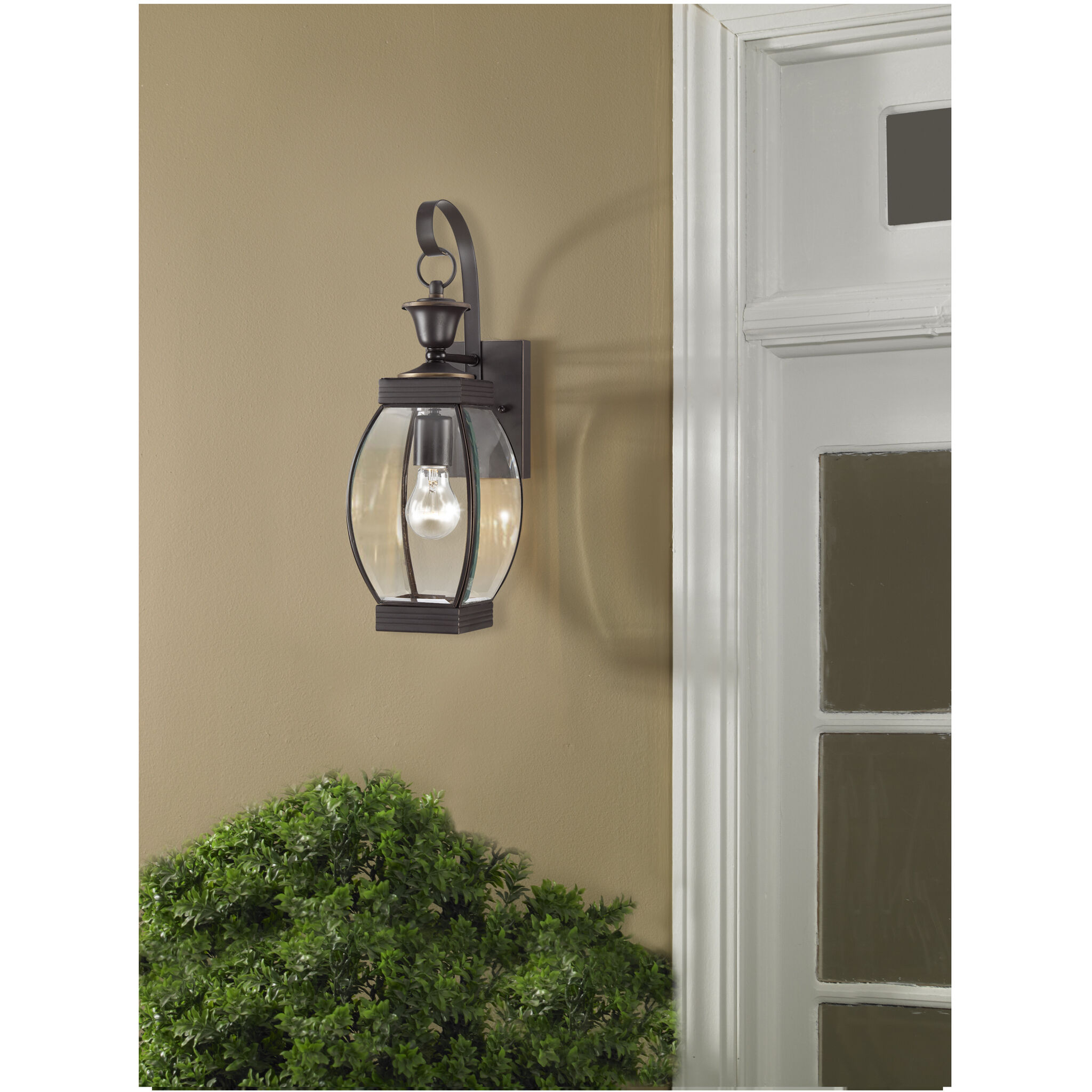 Oasis 2 Light 21 inch Medici Bronze Outdoor Wall Lantern