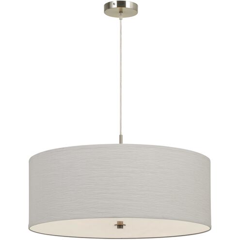 Nianda 3 Light 24 inch Off White Pendant Ceiling Light