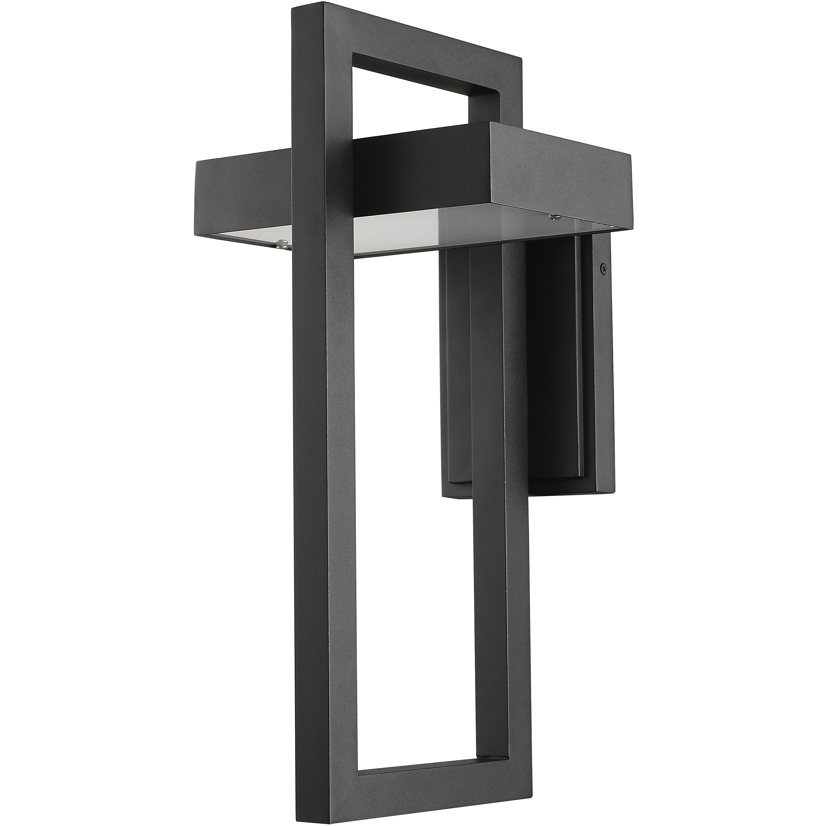 Luttrel LED 18 inch Black Outdoor Wall Light