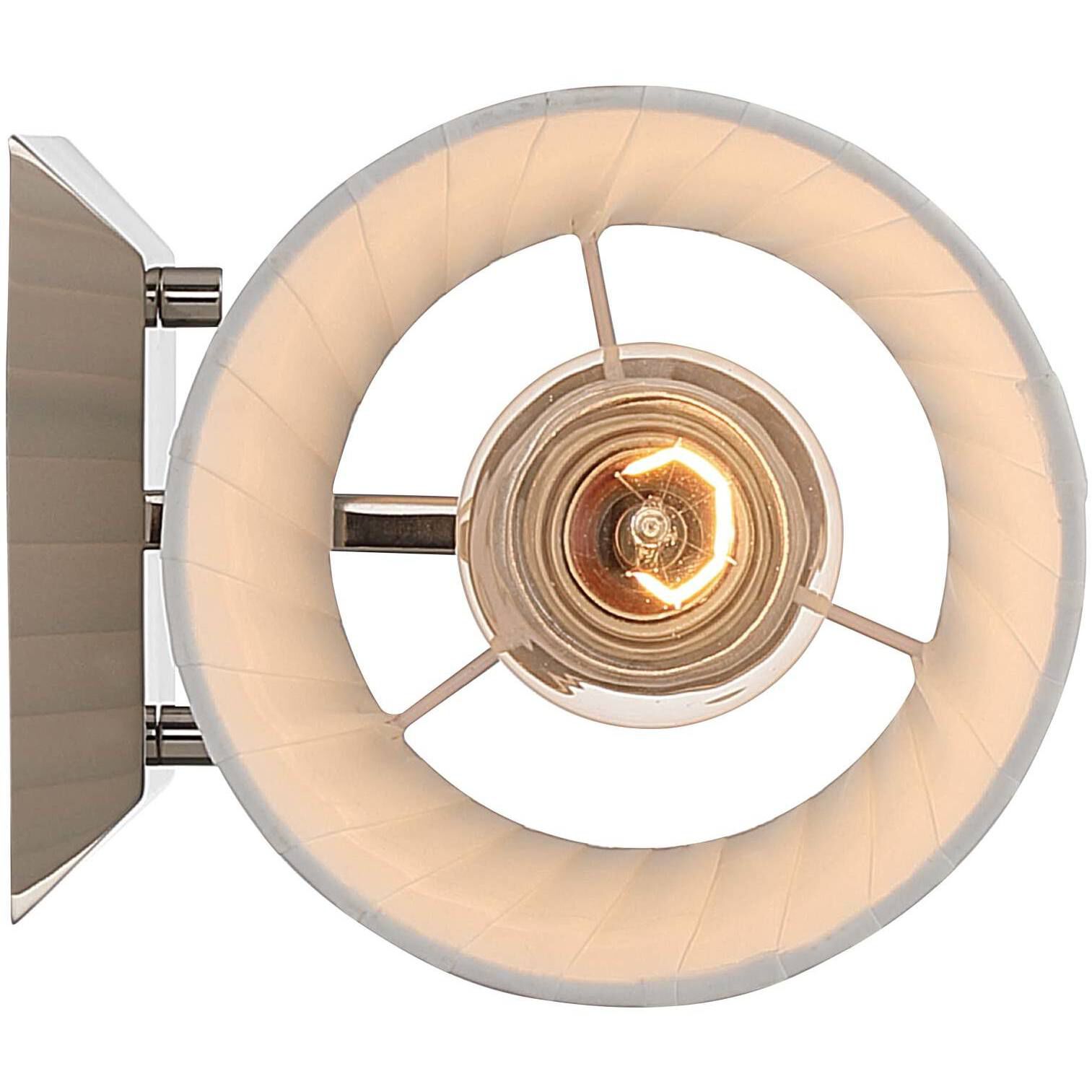 Yep Brilia 1 Light 5.5 inch Polished Nickel Wall Sconce Wall Light