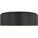 Albee 2 Light 13 inch Midnight Black Flush Mount Ceiling Light, Medium