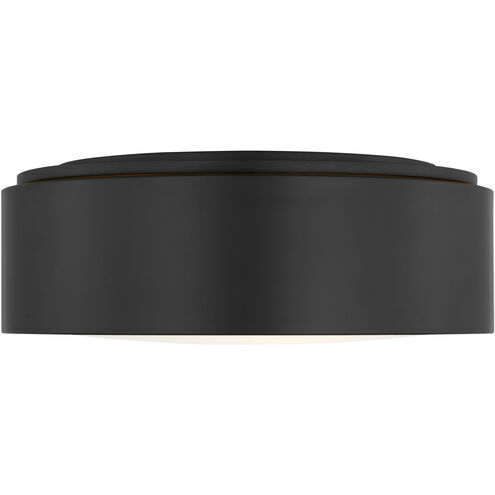 Albee 2 Light 13 inch Midnight Black Flush Mount Ceiling Light, Medium