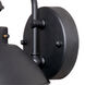 Harwich LED 8 inch Textured Black Outdoor Wall