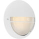 Clifton LED 10 inch White Outdoor Bulkhead