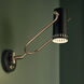Ruehl 14 inch 9 watt Black Swing Arm Wall Sconce Wall Light