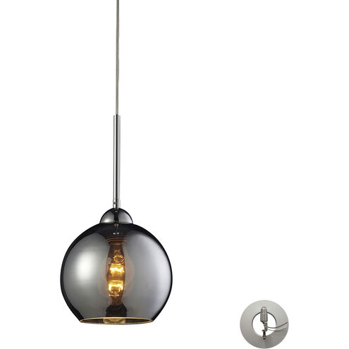 Cassandra 1 Light 8 inch Polished Chrome Mini Pendant Ceiling Light