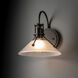 Henry Wall Sconce Wall Light in Oil Rubbed Bronze, Frosted