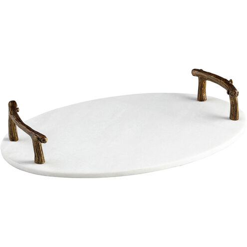 Marble Bronze Tray