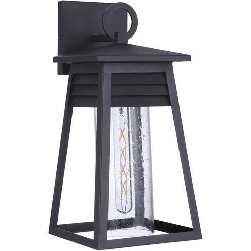 Becca 1 Light 16 inch Textured Black Outdoor Wall Mount