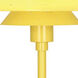 Pierce 26.5 inch 150 watt Canary Yellow Table Lamp Portable Light