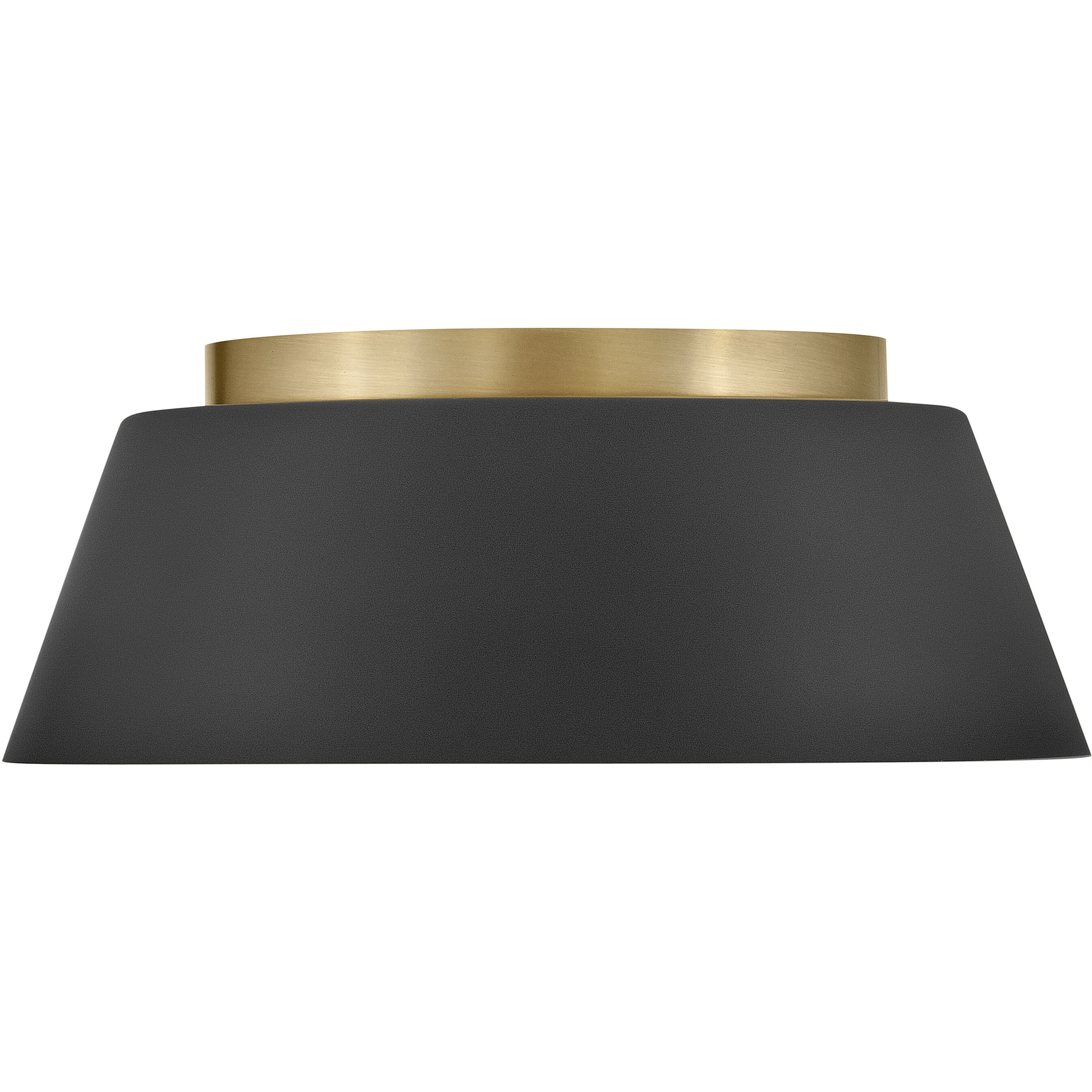 Tess 2 Light 14 inch Black Flush Mount Ceiling Light