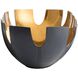 Triomphe Navy and Antique Brass Centerpiece