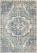 Bohemian 88 X 63 inch Teal Rug in 5 x 8, Rectangle