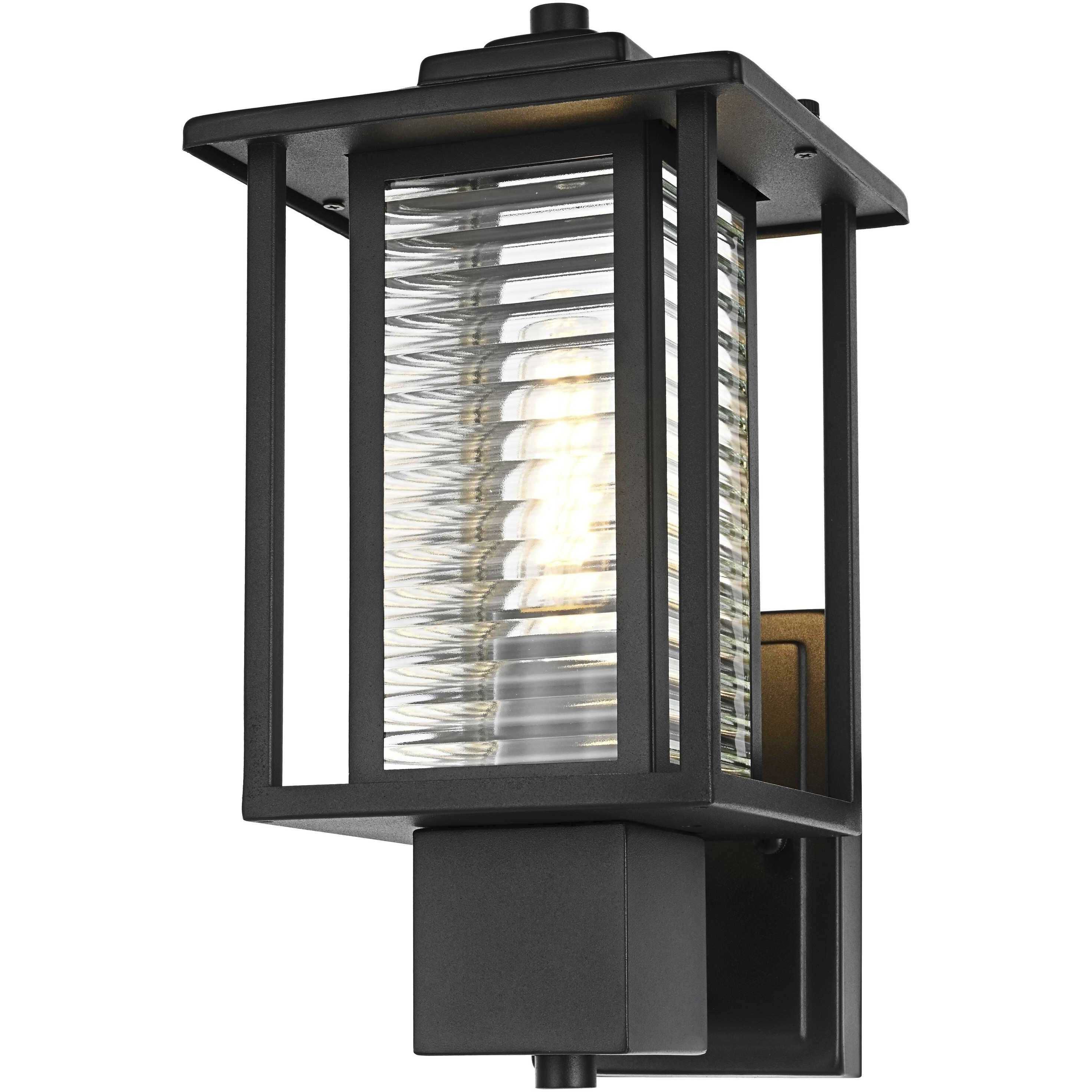 Bouvier 1 Light 14 inch Black Outdoor Wall Sconce