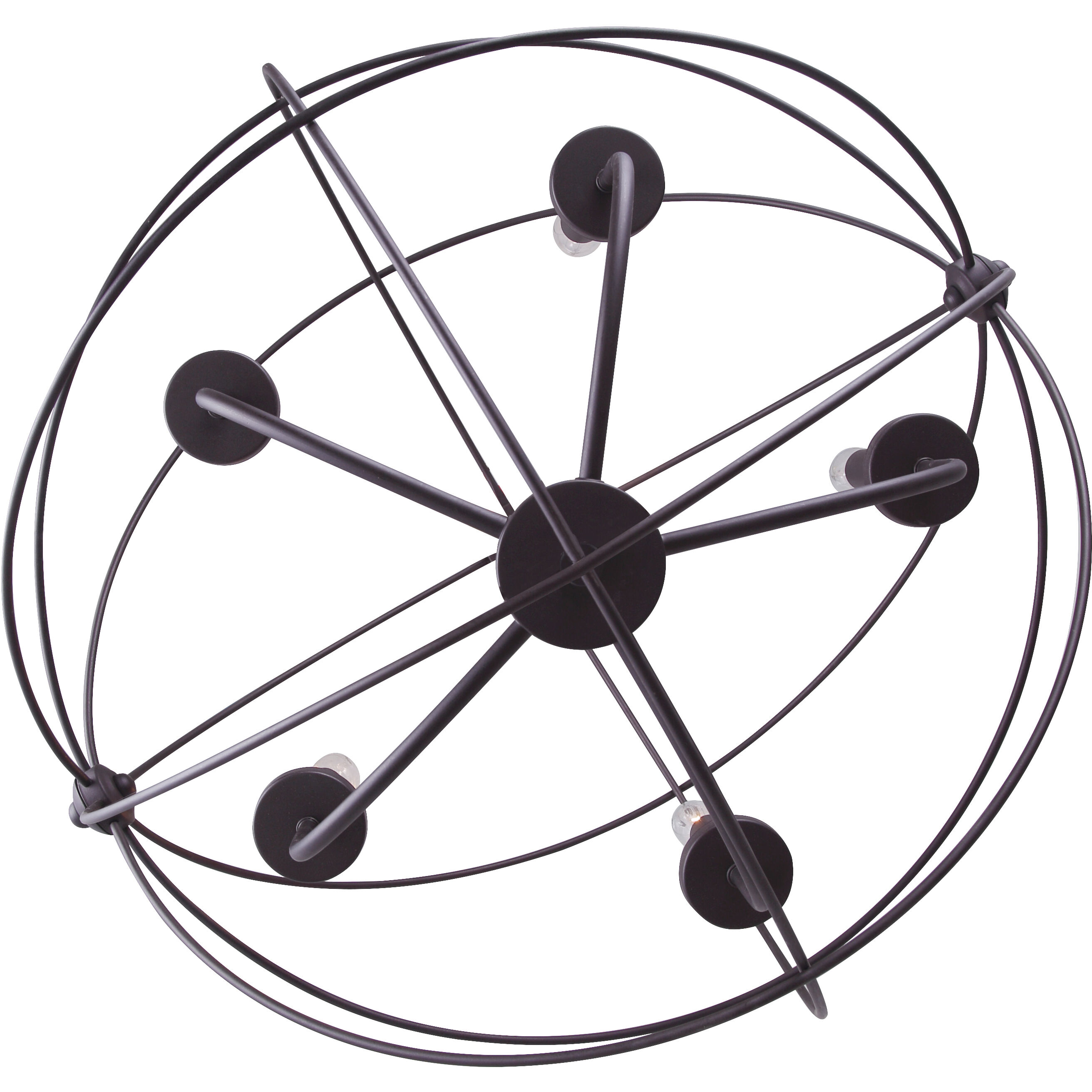 Madison 5 Light 25 inch Oil Rubbed Bronze Chandelier Ceiling Light