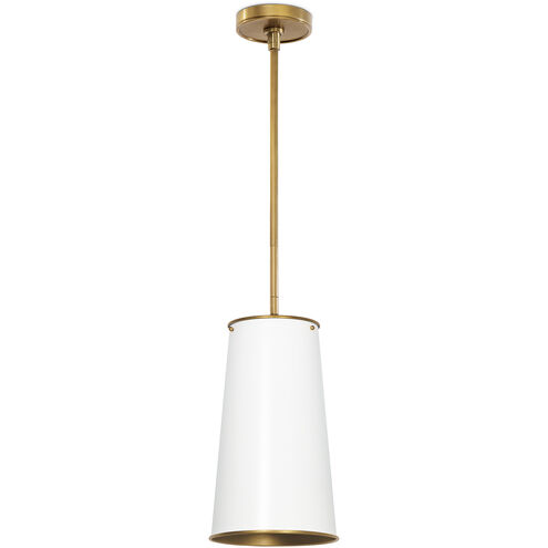 Hattie 1 Light 7 inch White Pendant Ceiling Light